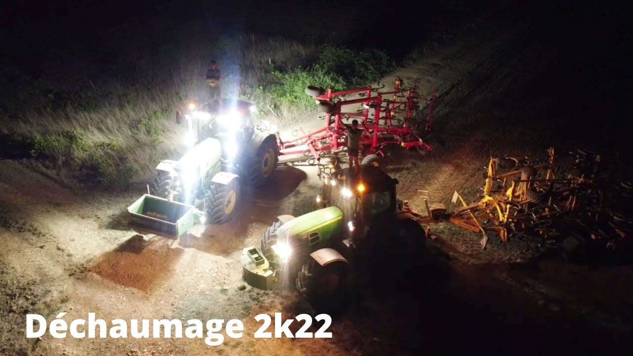😱D&eacute;chaumage 2022 XXL | V&auml;derstad Swift 560 & Agrisem  vibromulch 6m | John Deere 6250r & 7530