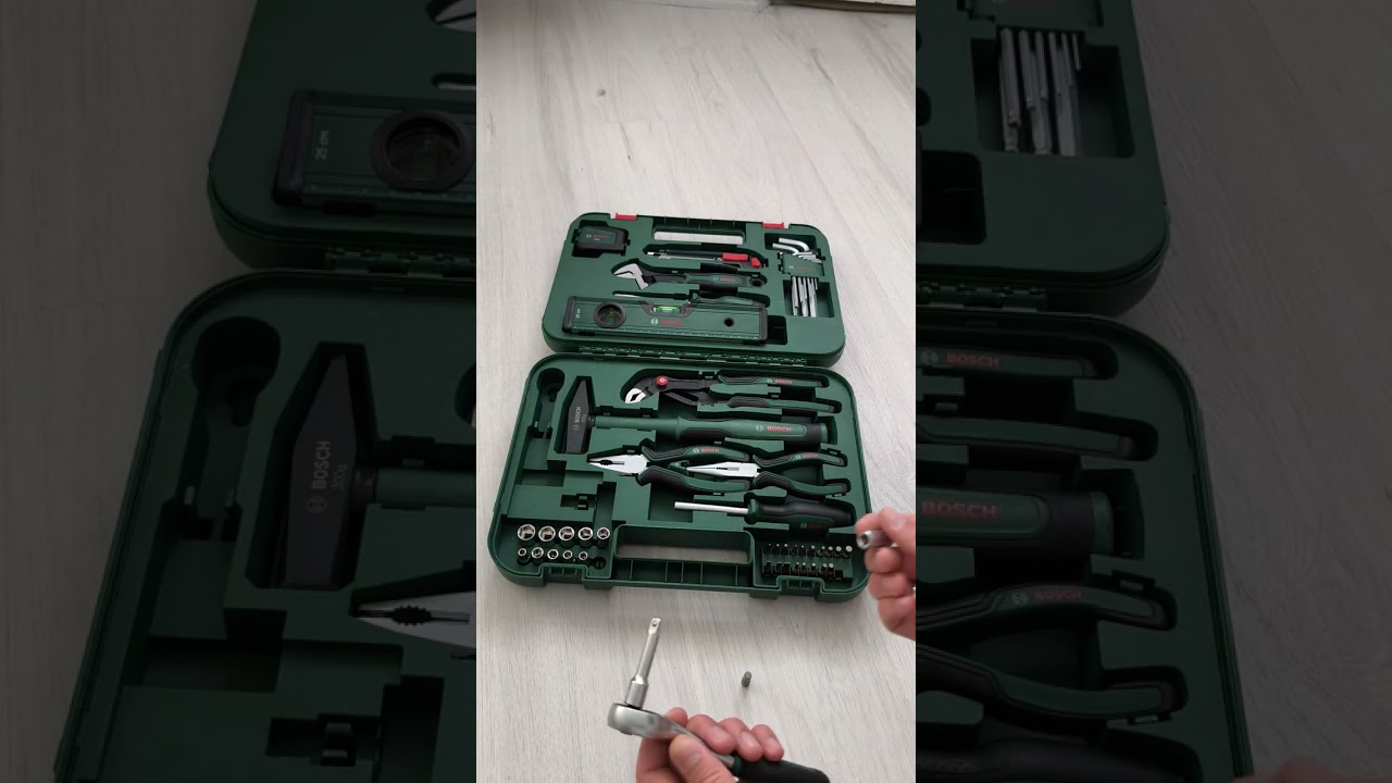 Bosch advanced el aleti seti 52 parça kutu açılımı ve tanıtımı
