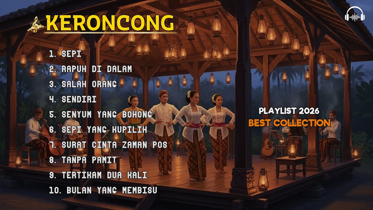 Keroncong Lawas Indonesia Pilihan Terbaik | Musik Klasik yang Damai dan Santai