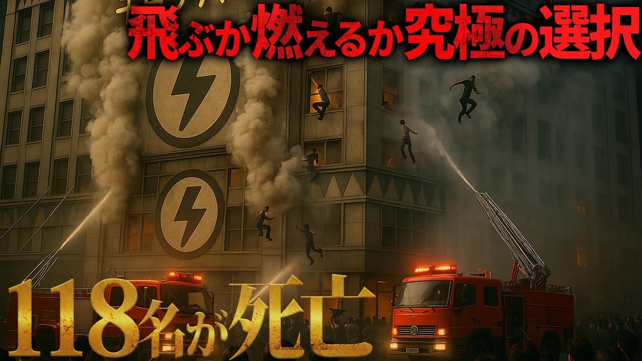 【映像あり】杜撰な防火管理で火事の中で閉じ込められる181人。迫りくる炎と25メートルの高さからの迫られる決断。史上最悪の火災事故の真相【千日デパート火災事故】