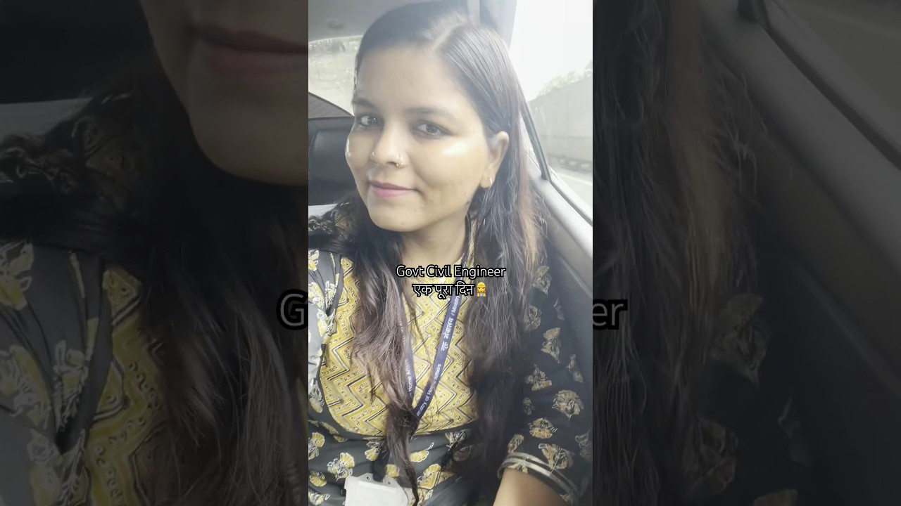 A day  of a Govt Civil Engineer| #shorts #youtubeshorts #civilengineering #engineer #site #girl #job