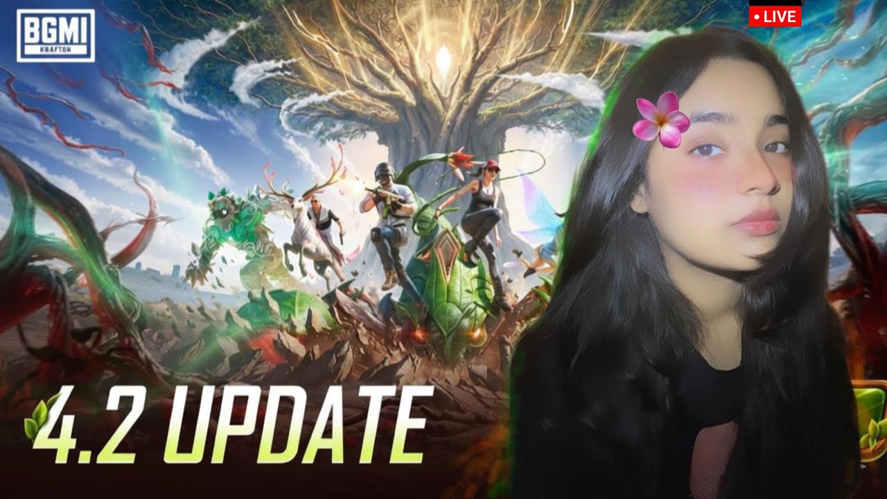 BGMI NEW UPDATE 4.2| Girl gamer 🎀 | RUSH | chill stream 😗