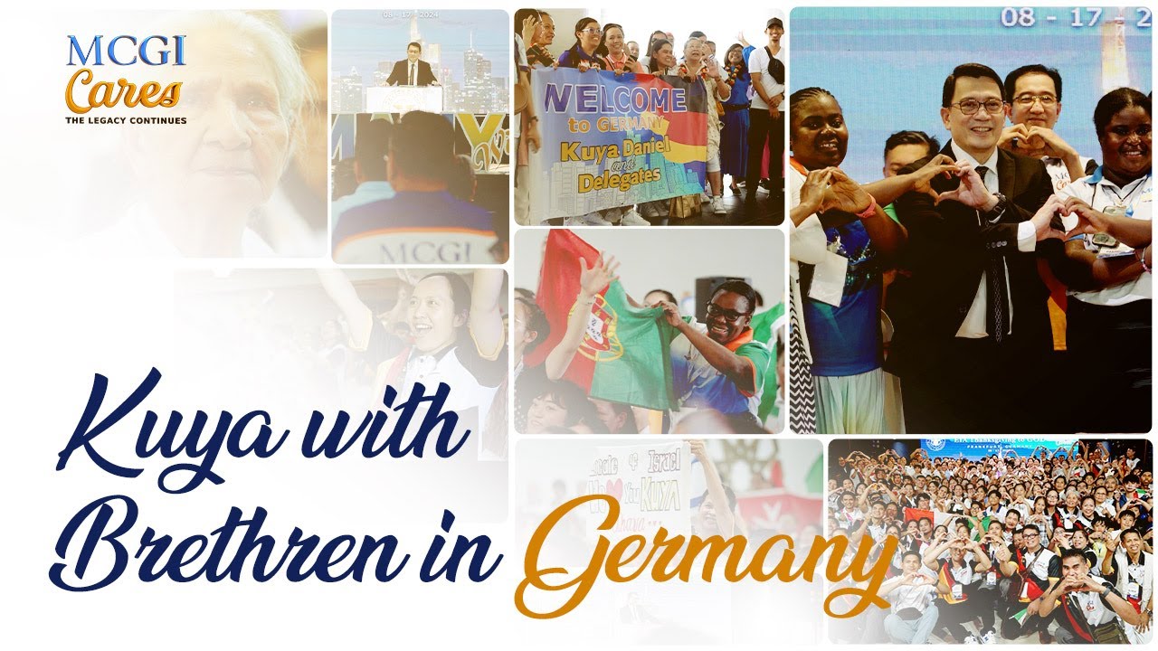 Kuya Daniel Razon with Brethren in Germany | MCGI Cares