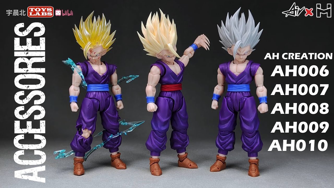 Набор аксессуаров Dragon Ball Super 2 Gohan! Air X HM Dragon Ball GOHAN AH006, AH007, AH008, AH00...
