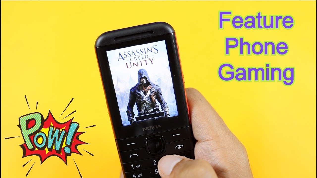 Assassin's Creed Unity & Asphalt Game on Feature Phone | Gaming on Nokia 5310