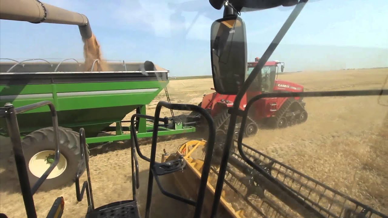 Oklahoma wheat harvest 2011 with the Harris Family