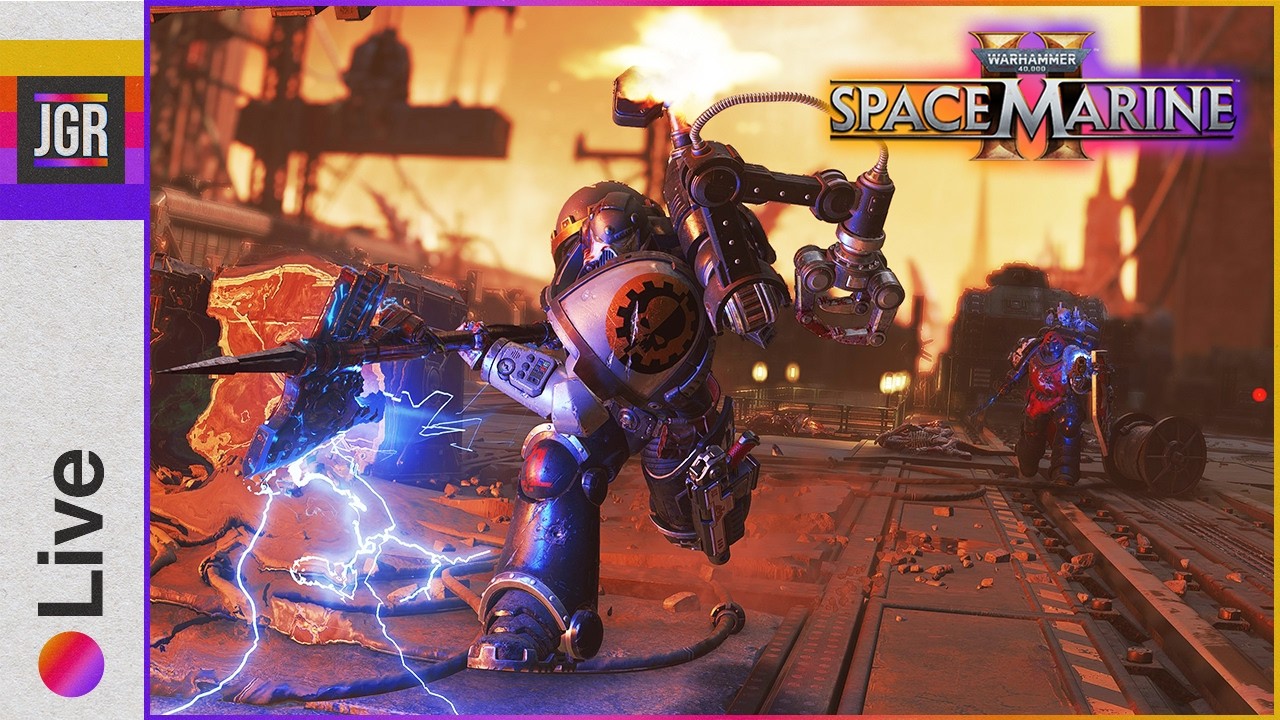 Warhammer 40K Space Marine 2 : Nocturne Farm et Multi en Techmarine ! 👀 | Live 06