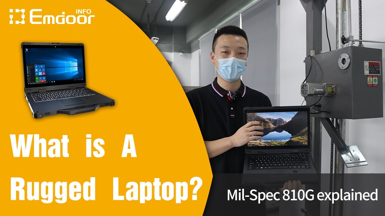 Mil-Spec 810G drop test&mdash;EMDOOR X33 rugged laptop