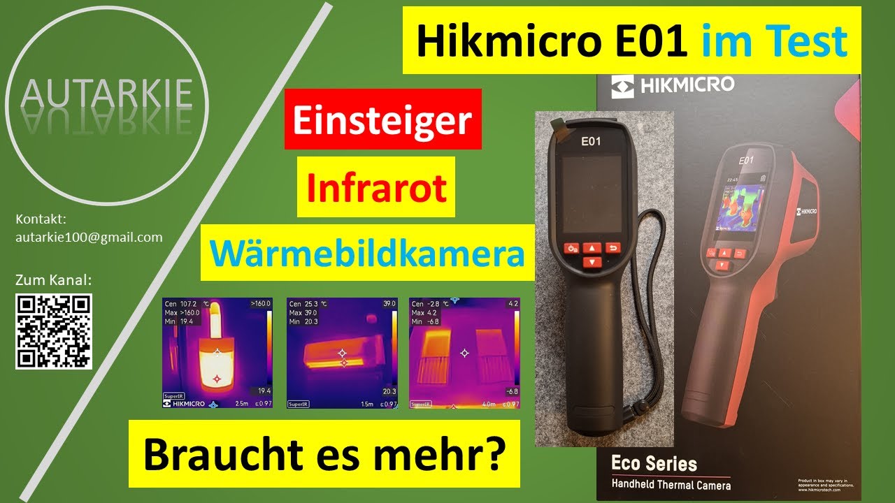 Hikmicro E01 - IR Wärmebildkamera. Einsteigermodell? Braucht es mehr? Getestet & bewertet! Folge 490