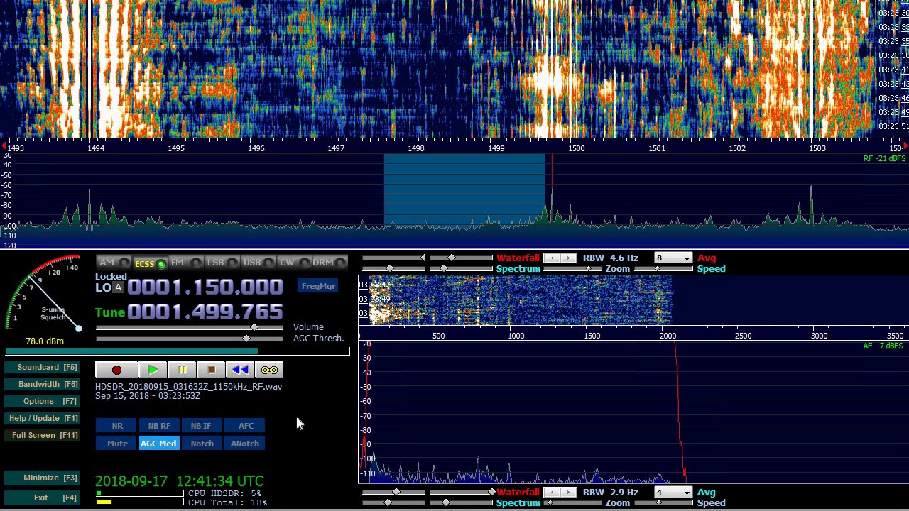 1500 kHz. PRU. OBX4I Radio Santa Rosa. Lima. 18kW. 12029km. 276deg