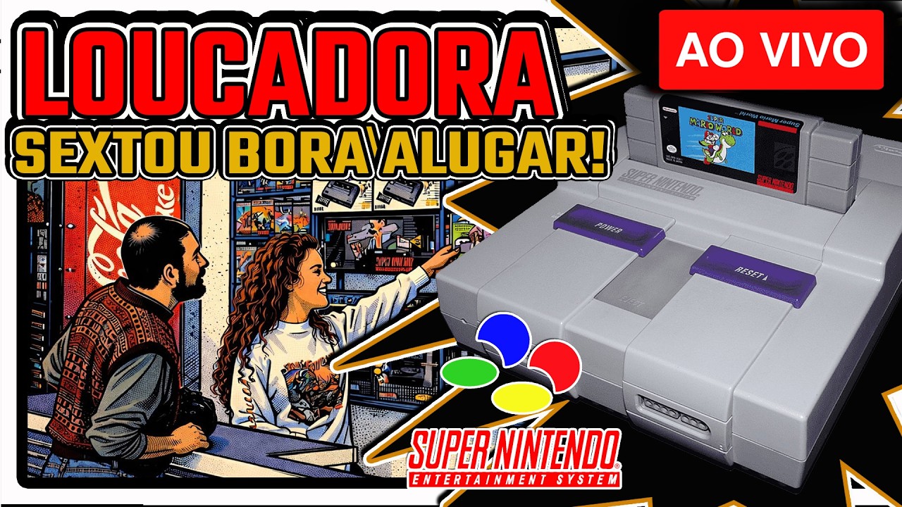 LOCADORA - JOGANDO SUPER NINTENDO #supernintendo  #locadoradegames #retrogames #snes #16bitgaming