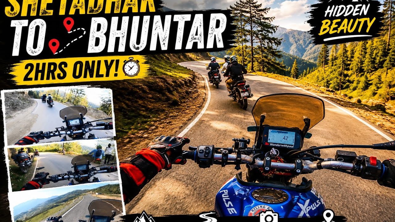 Shetadhar to bhuntar Ride 😍 | Best offbeat Location 🔥
