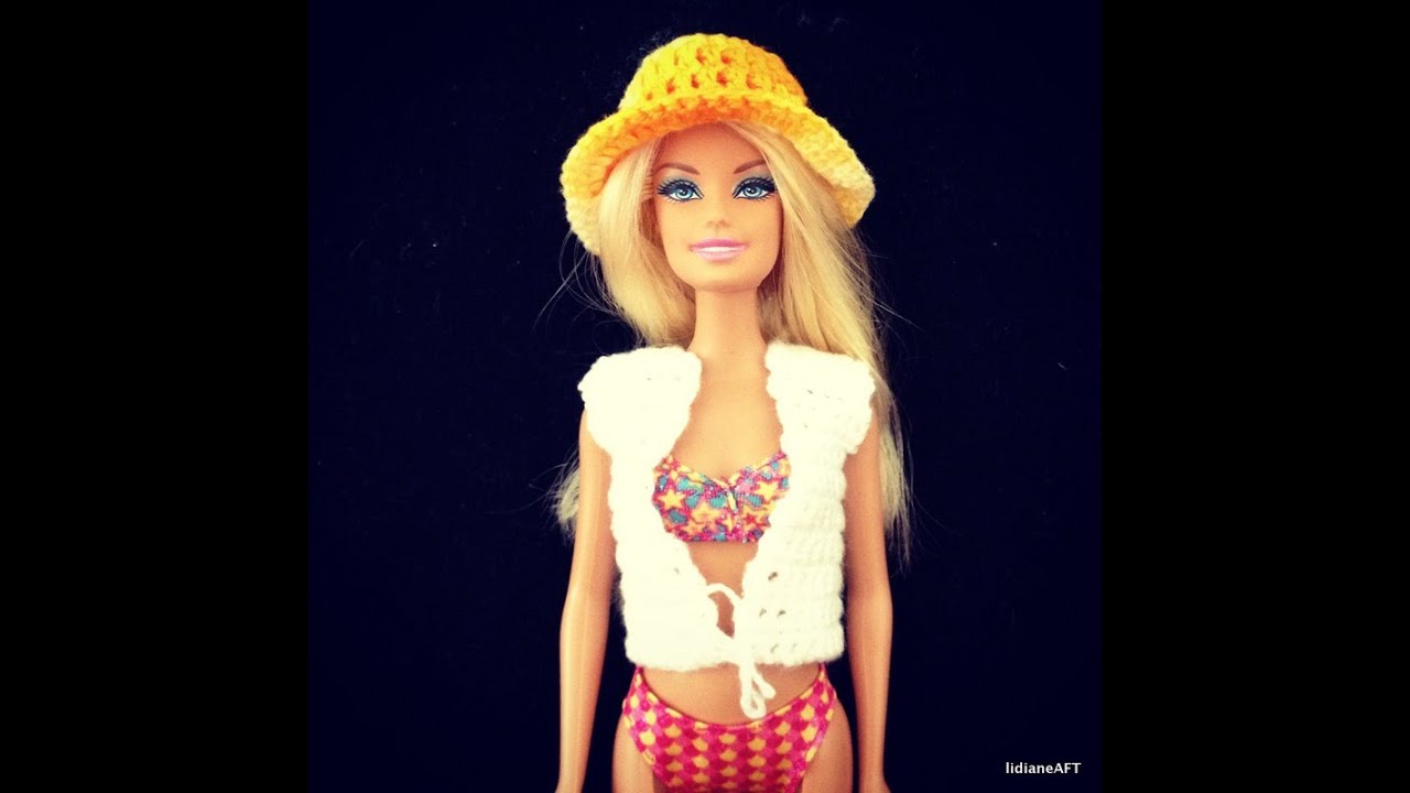 Croche /Chapeu de croche para barbie - LiiArt