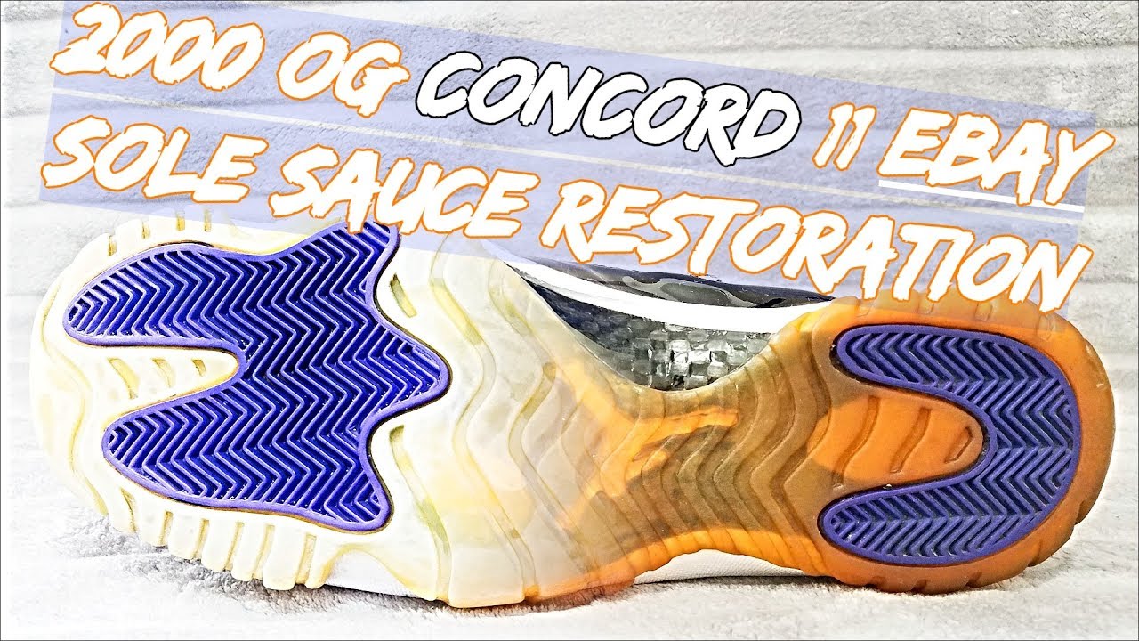 2000 SUPER OG Concord 11 EBAY Sole Sauce Restoration 4K