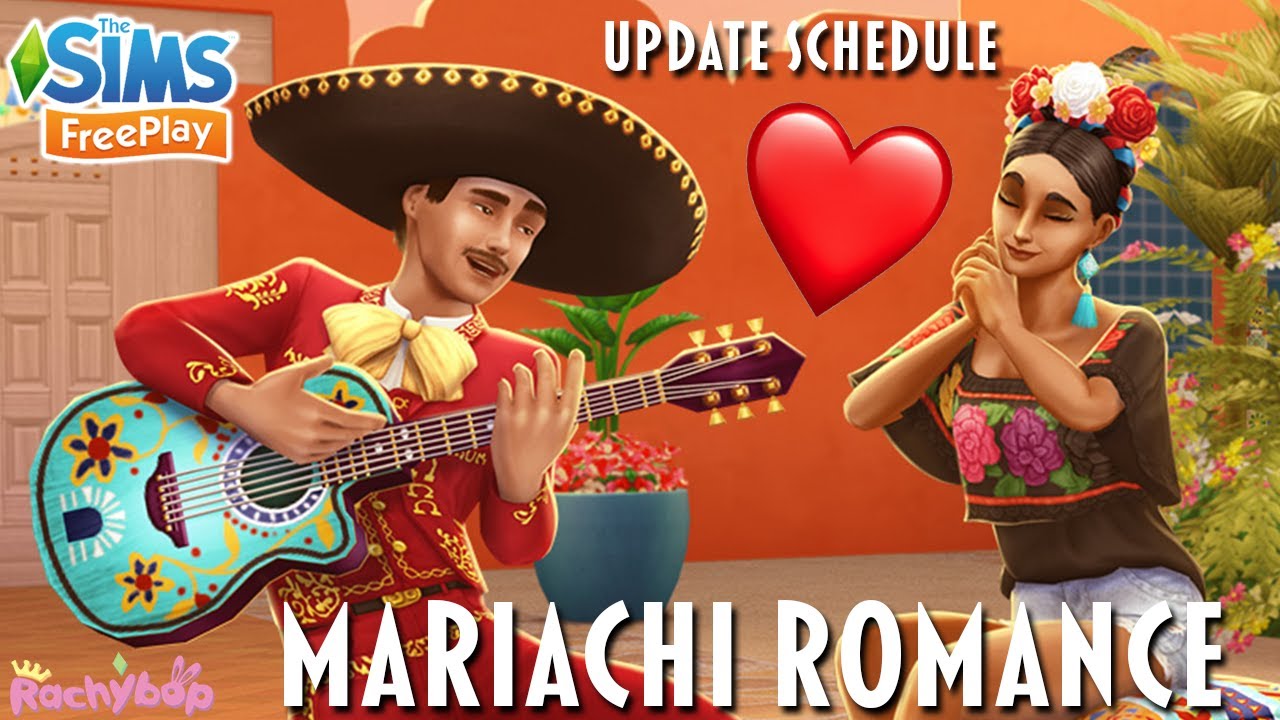 The Sims Freeplay Mariachi Romance Update [Valentines 2022]