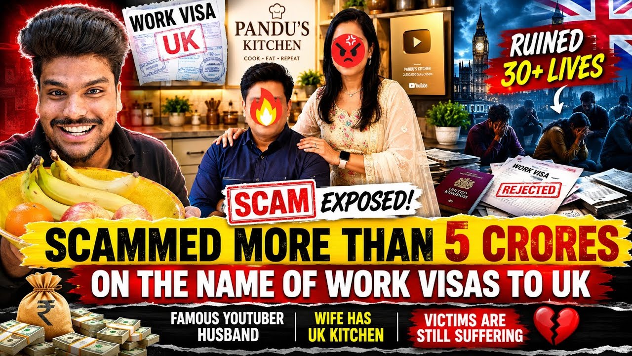 🇬🇧 UK Work Visa Sc*m EXPOSED 🚨 | YouTuber Husband Real Stories | Telugu People Lost Crores🔥