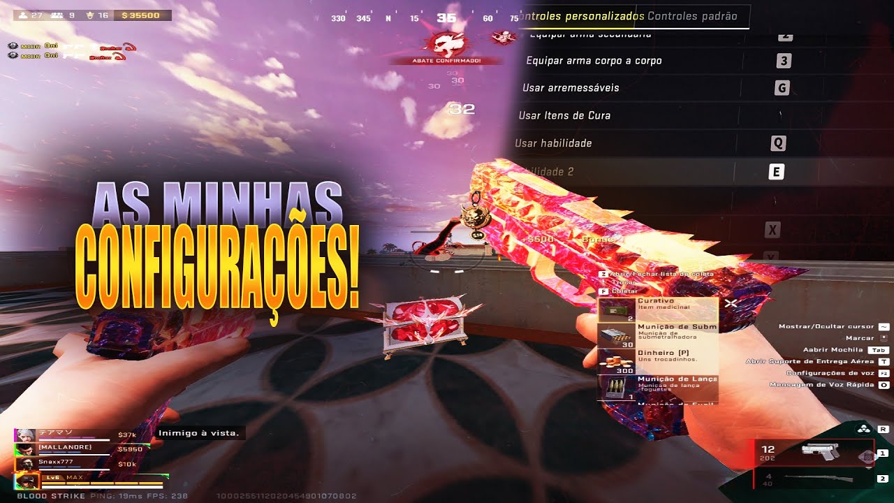 🔥 MOSTREI MINHAS CONFIGS… E DEPOIS AMASSEI TODO MUNDO! - Blood Strike