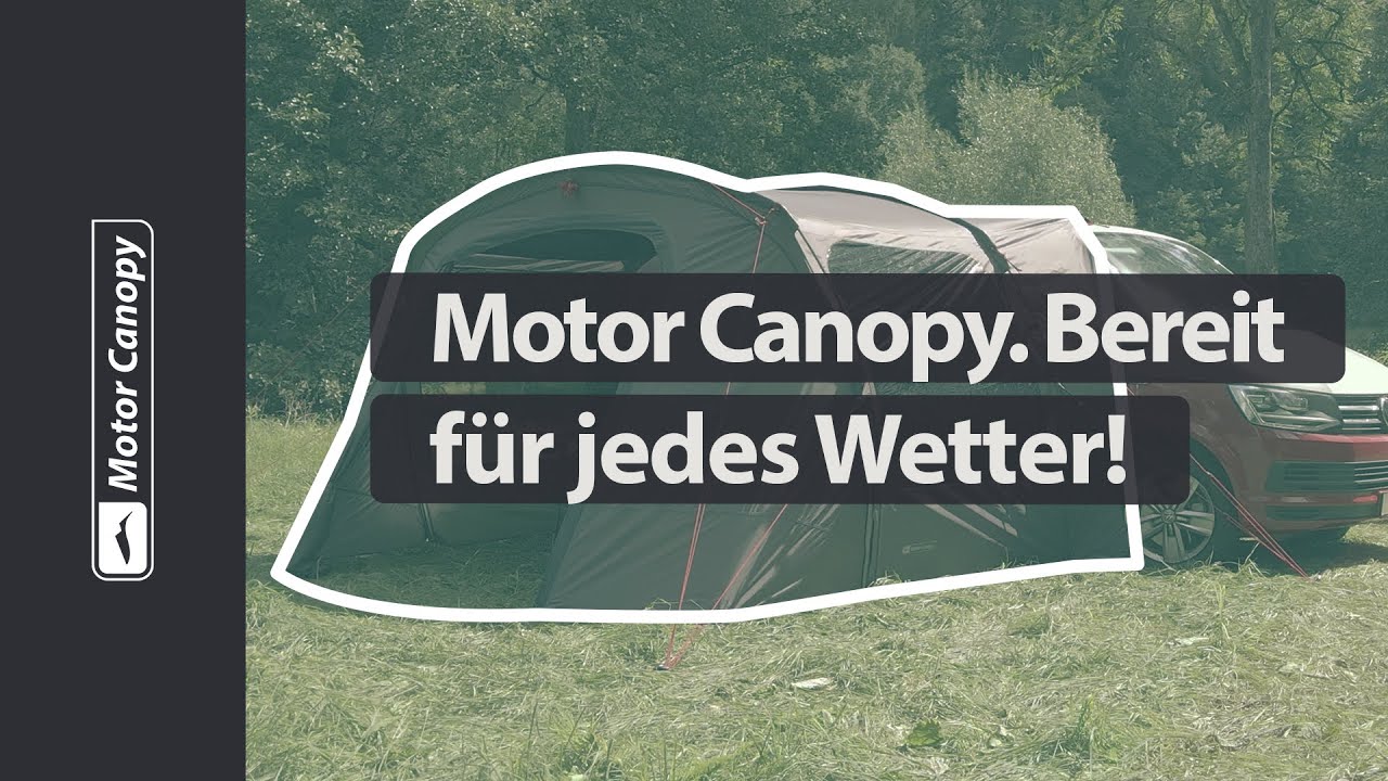 qeedo Motor Canopy (2020) Busvorzelt - Bereit für Sonne 🌞, Wind und Regen ☔️ - Tutorial