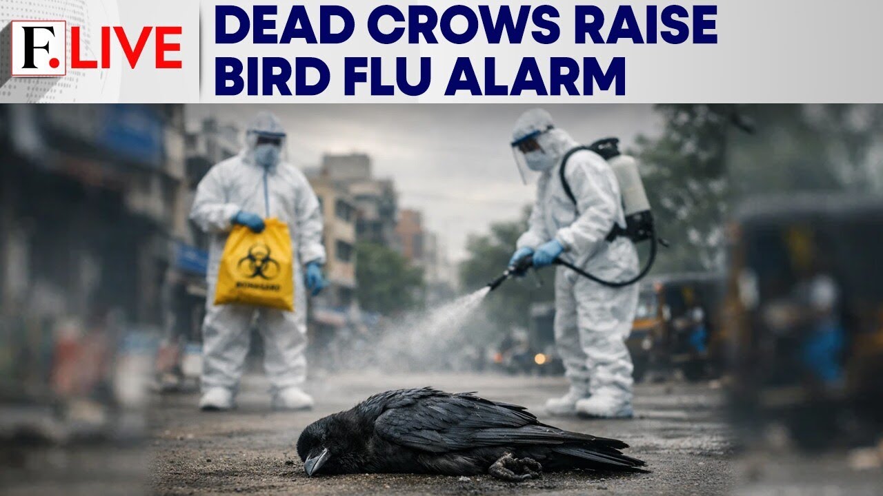H5N1 Bird Flu Hits Chennai as 1,000 Crows Die, Residents Put on Alert | Firstpost Live | N18G