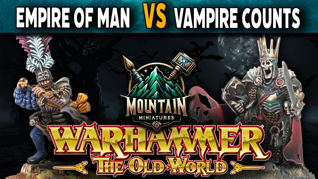 Empire or Man VS Vampire Counts  - Warhammer The Old World Battle Report