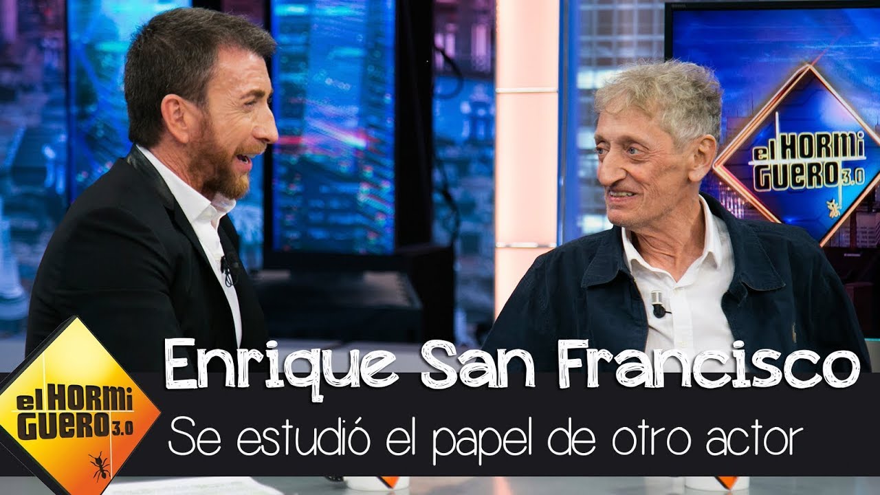 Enrique San Francisco se estudió el papel de otro en el rodaje con Jean Reno - El Hormiguero 3.0
