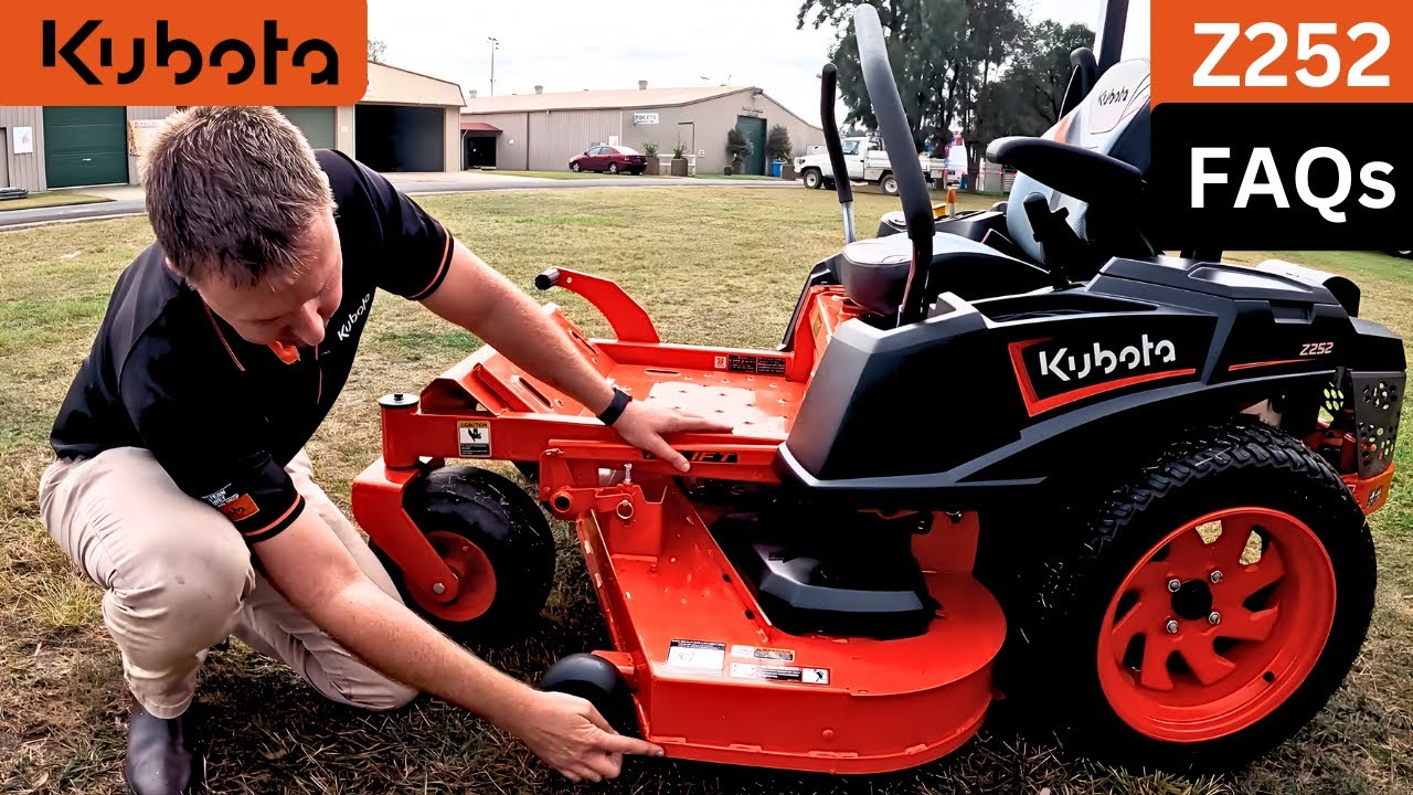 Kubota Z252 Zero Turn Mower FAQs #kubota #zeroturnmower