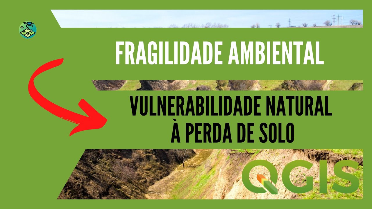 Fragilidade Ambiental no QGis: Mapa de Vulnerabilidade Natural à Perda de Solos