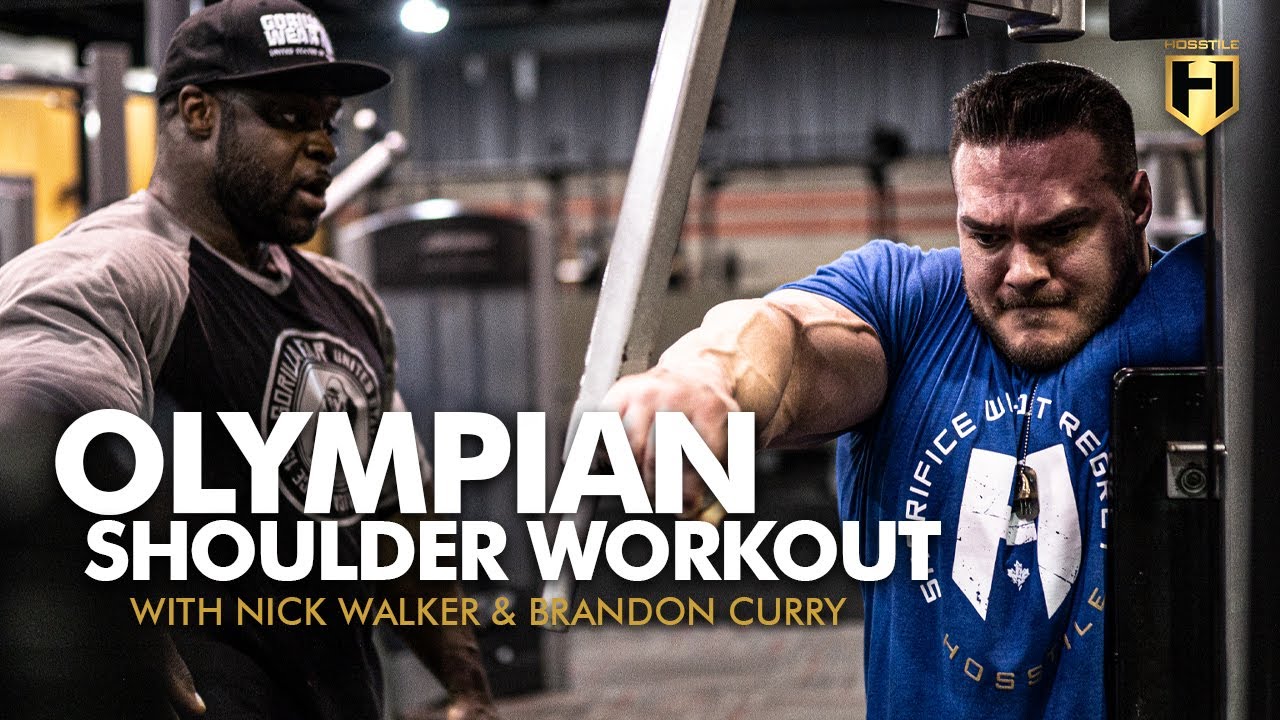 Nick Walker & Brandon Curry Shoulder Workout | HOSSTILE