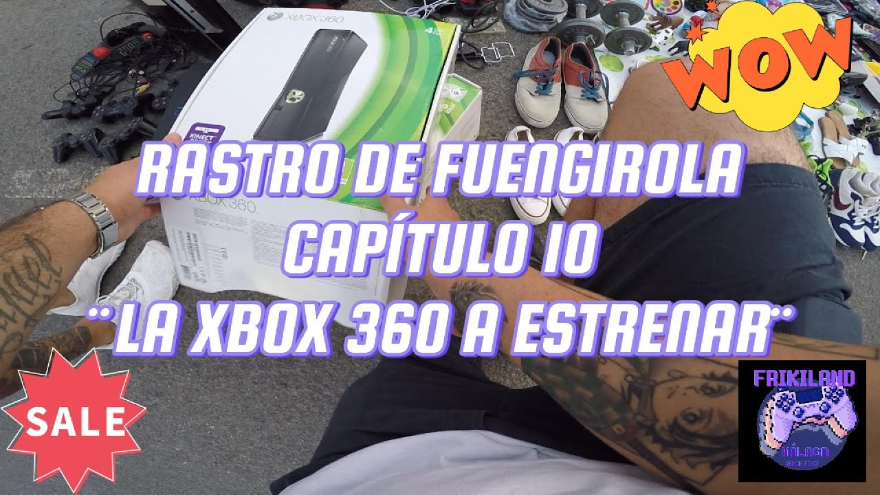 RASTRO DE FUENGIROLA - CAPÍTULO 10 ¨LA XBOX 360 A ESTRENAR¨ #microsoft #xbox360 #unboxing #pokemon