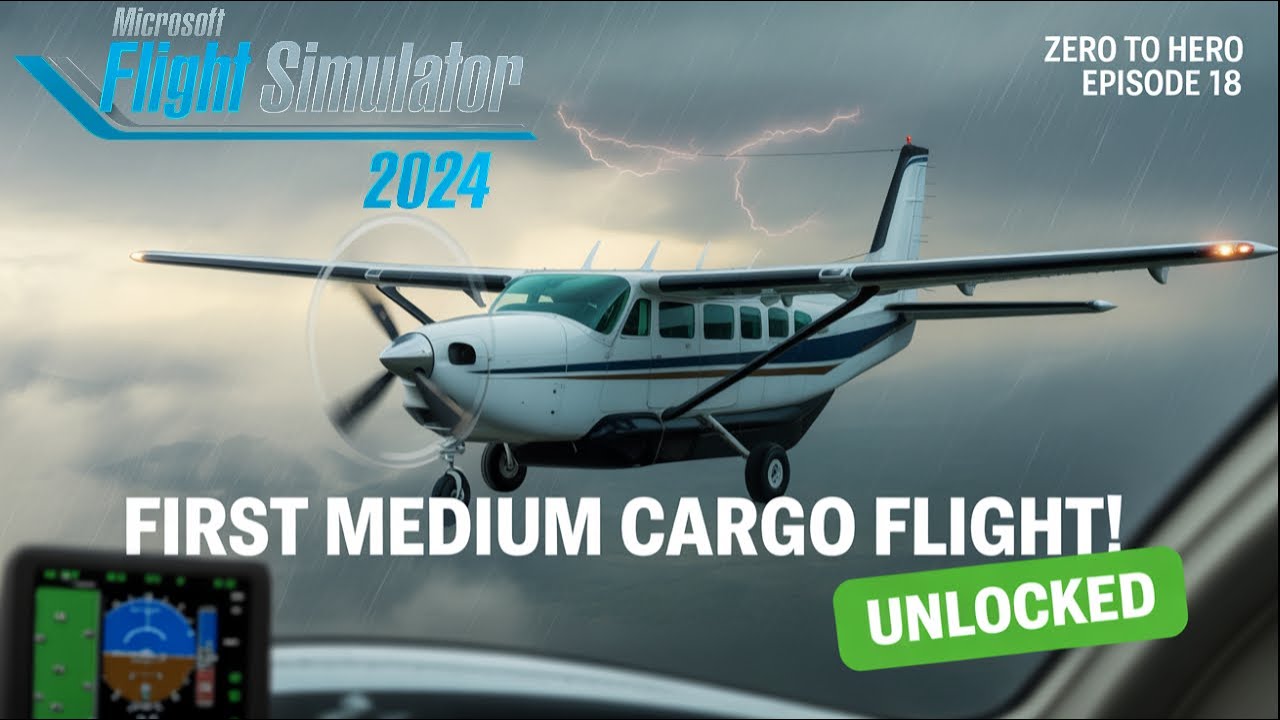 How to MASTER the Cargo Transport - Medium Specialization in MSFS2024! Zero to Hero Episode 18
