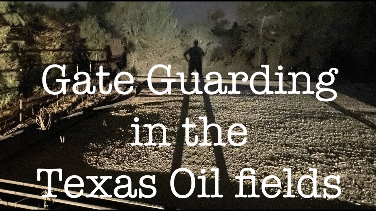 Workamping as Gate Guards in the Texas Oil Fields. Warning!  Video contains gratuitous bug footage!