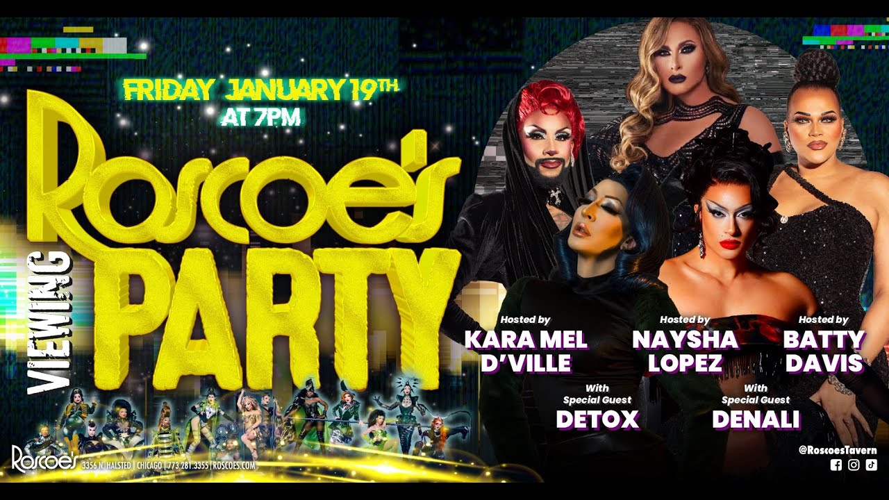 Detox & Denali - Roscoe's RuPaul's Drag Race Season 16 Viewing Party