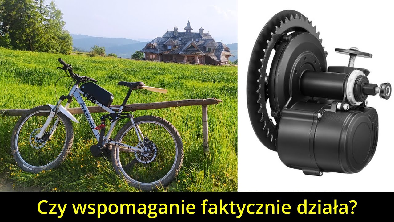 Test taniego roweru elektrycznego w terenie: silnik TSDZ2B 750W z bateria 48V 19,2Ah od Chińczyka.