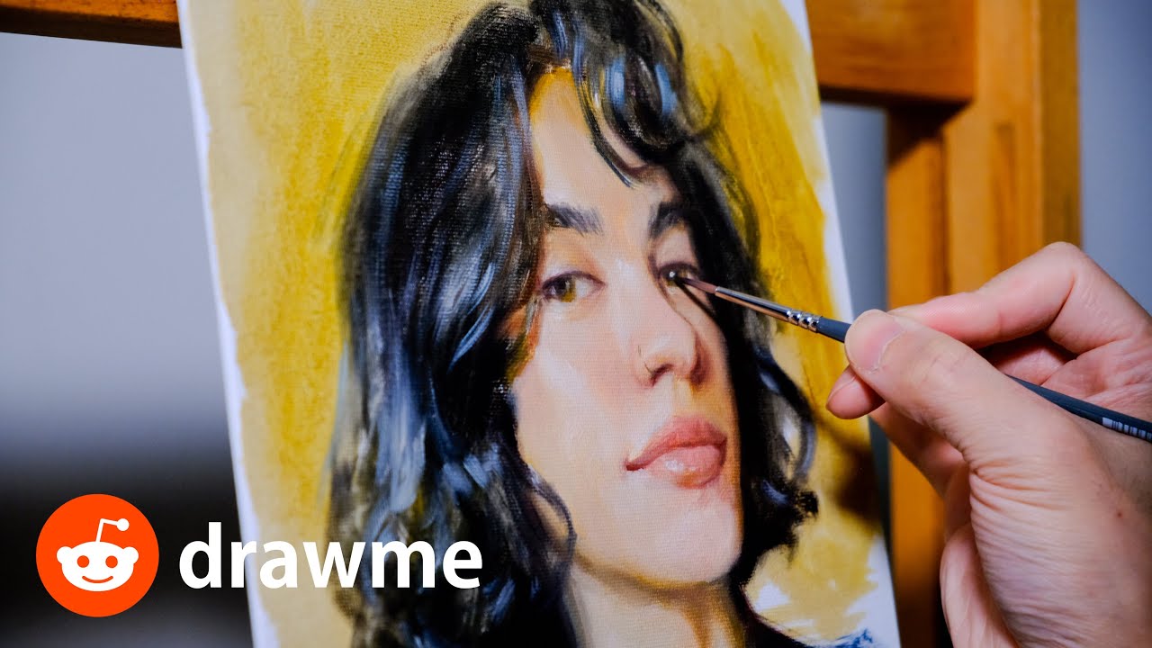 Painting Strangers From Reddit | Oil Portraits