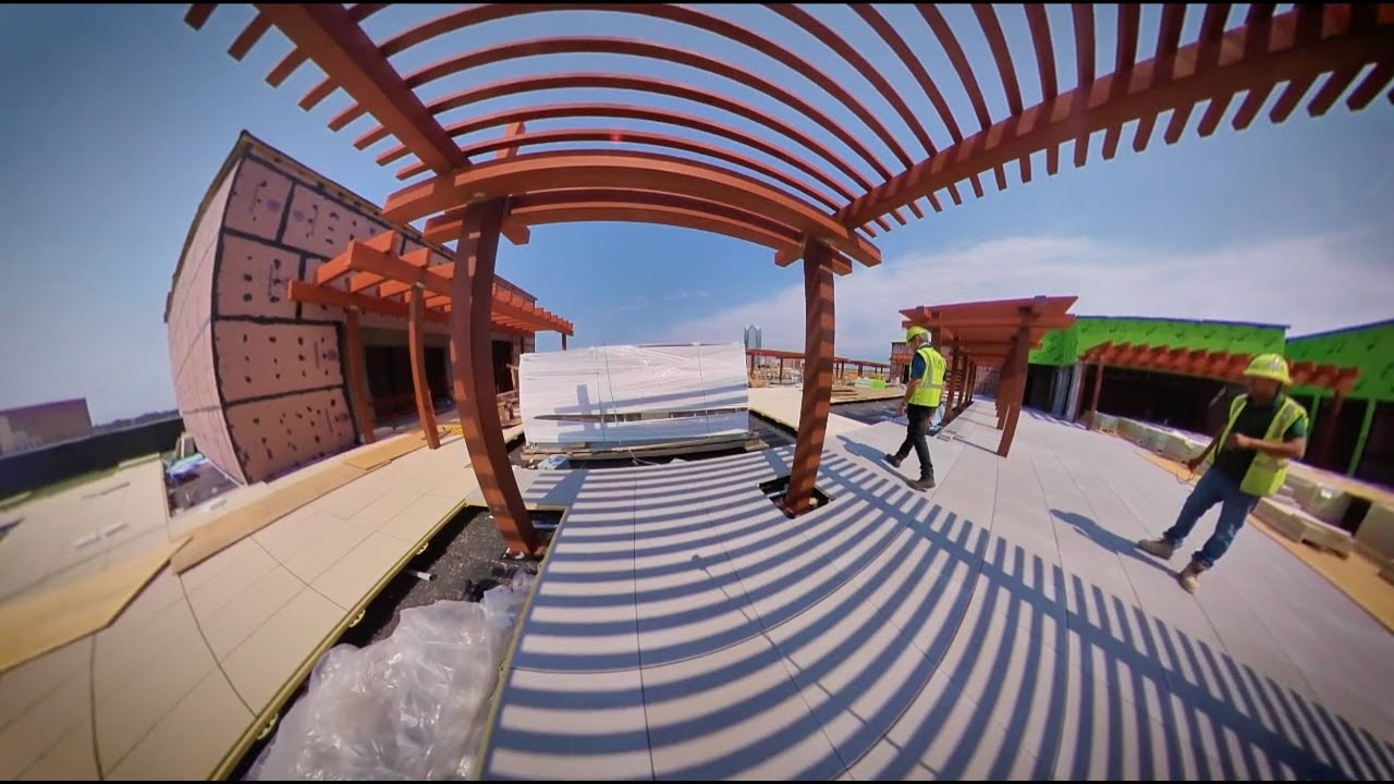 Rough cut of a tour for The Edge Construction with the Insta360 camera