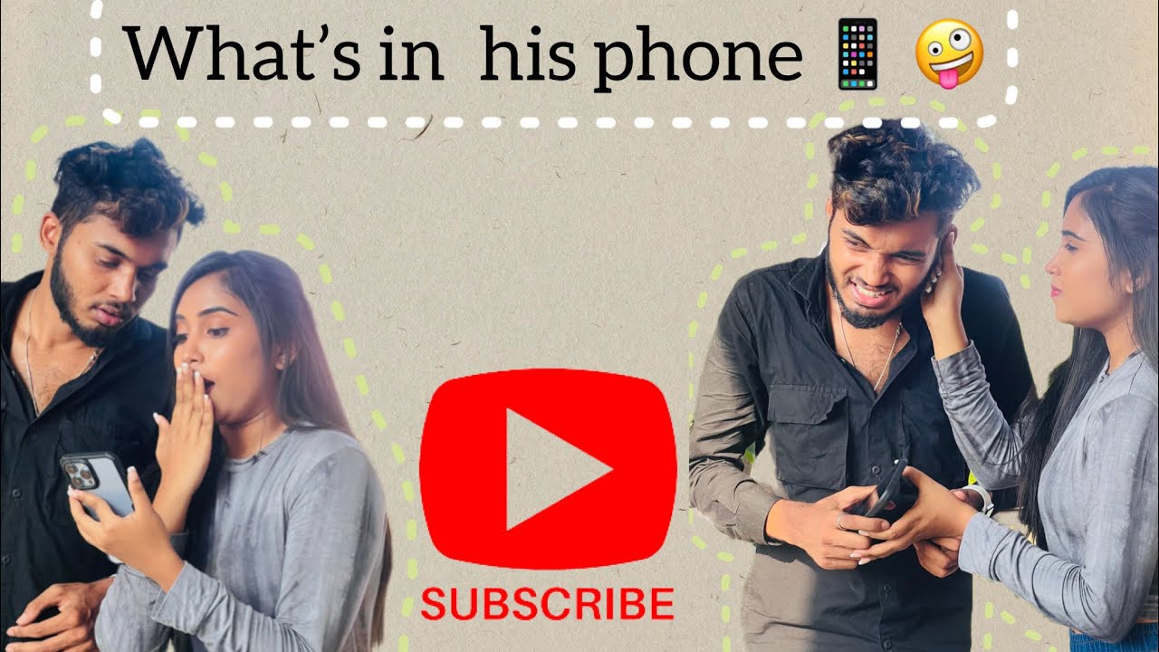 What’s in his phone 📱??