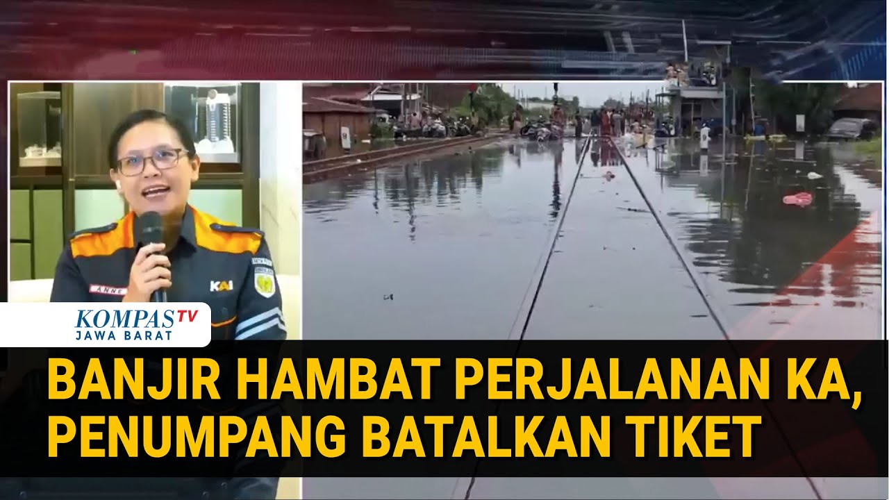 Tanggapan PT KAI Gangguan Perjalanan Kereta Api Akibat Banjir di Pantura