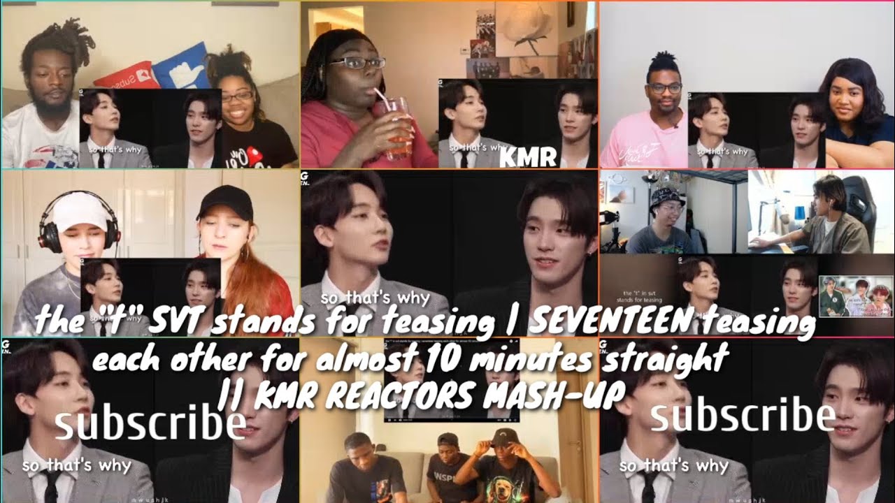 thetSVTstandsforteasing|SEVENTEENteasingeachotherfor almost10minutes straight ||KMR REACTORS MASH-UP