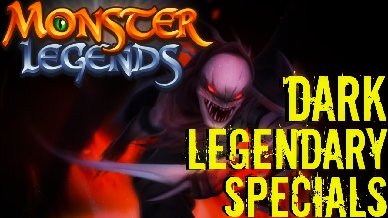 Monster Legends | All Dark Legendary Monsters Special Skills | Ultimate Attacks