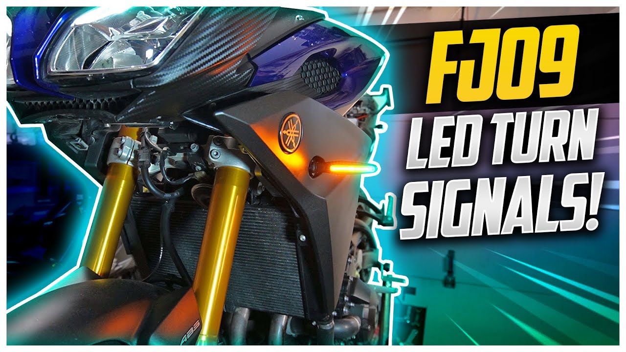 Yamaha FJ09 Tracer Mods - LED Turn Signals and Removing Center Stand!