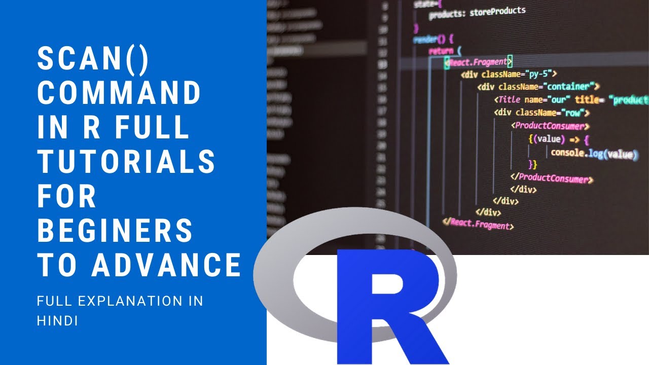 [1.4] Scan() Command In R Full Details From Basics In Hindi