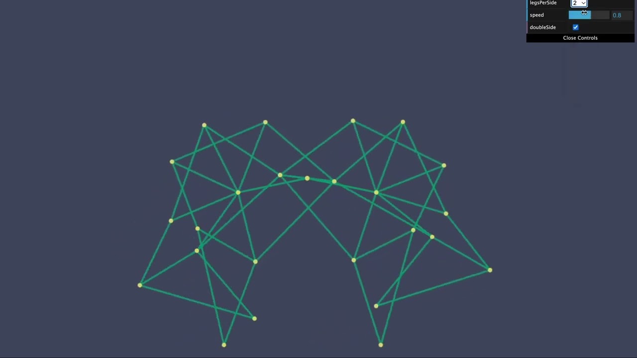 Responsive Strandbeest | JavaScript Animation