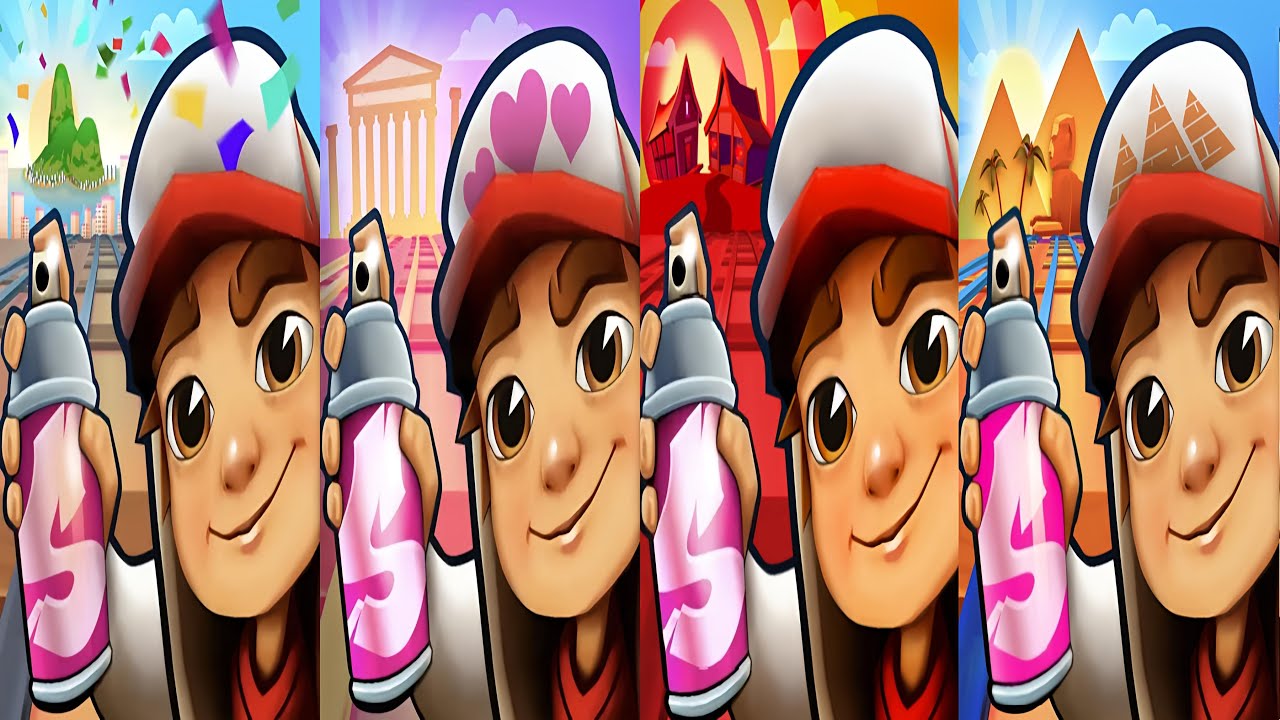 Subway Surfers : Rio Carnival 2025 🆚 Love Odyssey 2024 🆚 Cairo 2023 🆚 Lunar New Year 2023