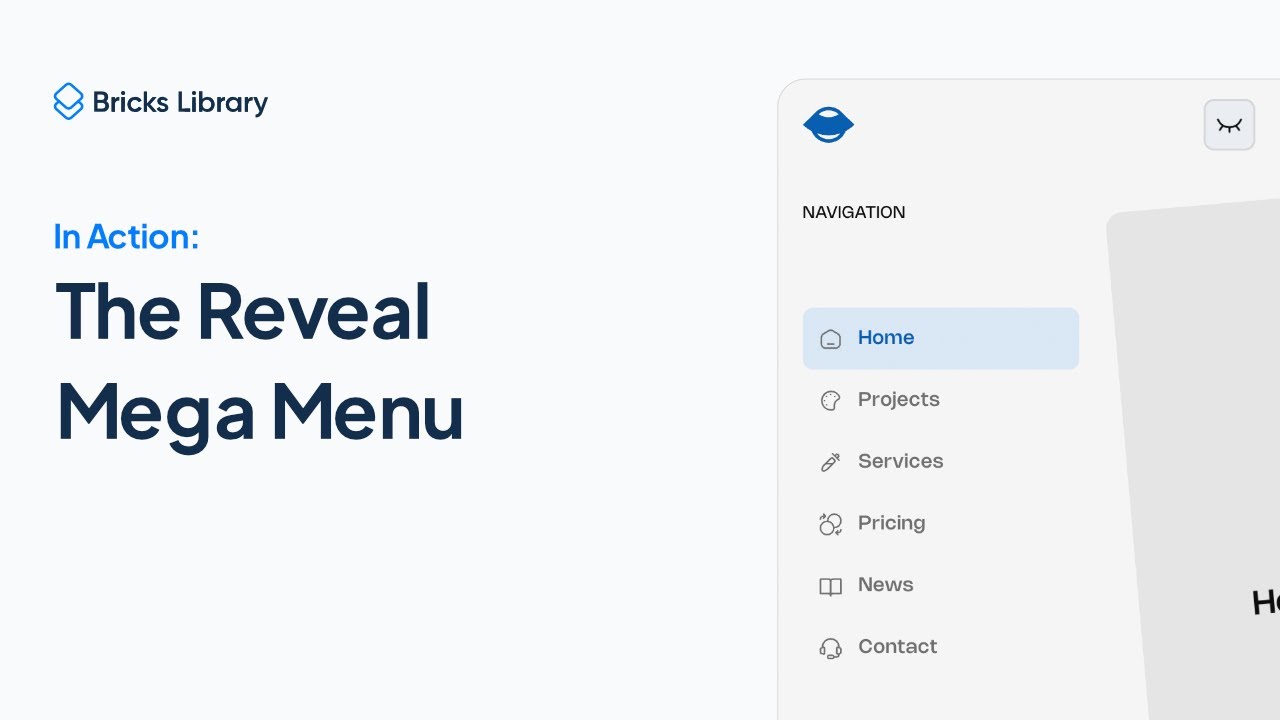 In Action: Reveal Mega Menu