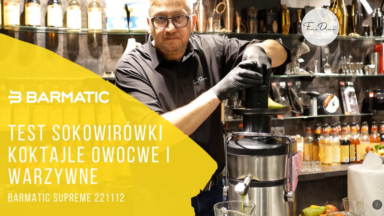 Sokowir&oacute;wka dla gastronomii Barmatic Supreme. VLOG. Obsługa. Botanic Bar 221112