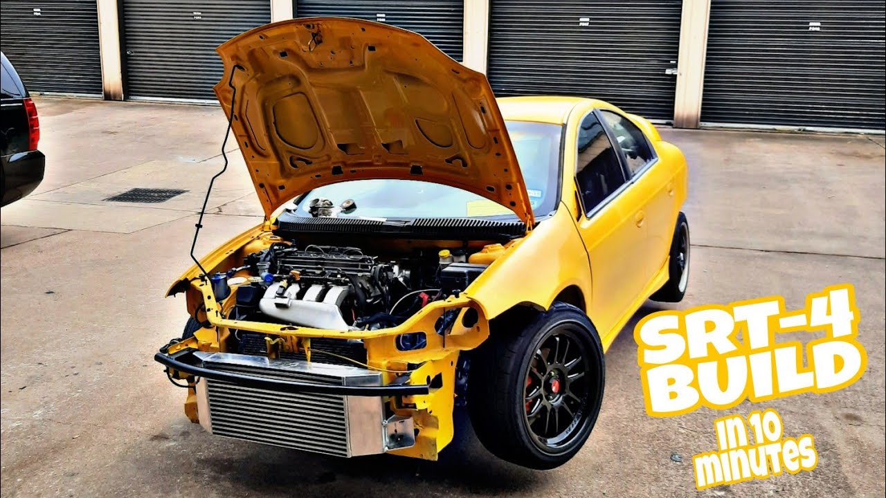 Building a SRT'4 in 10 minutes| Insane engine transformation!