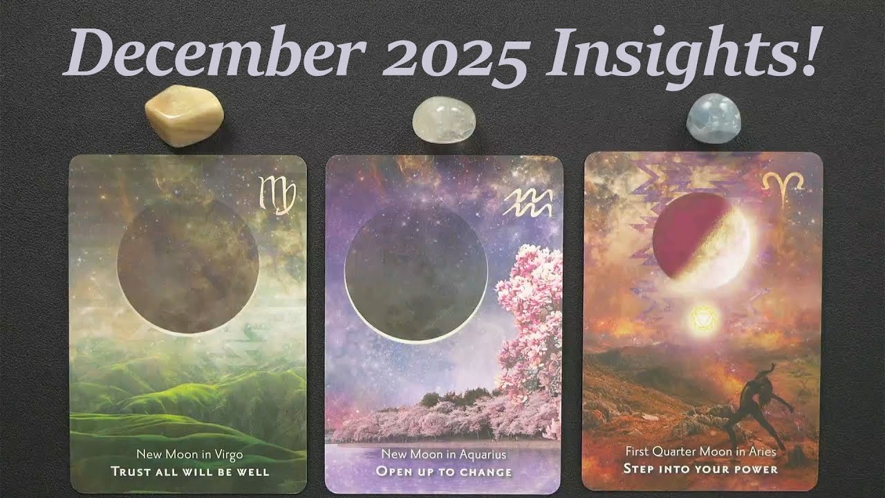 December 2025 Insights! ~Pick a card tarot reading!