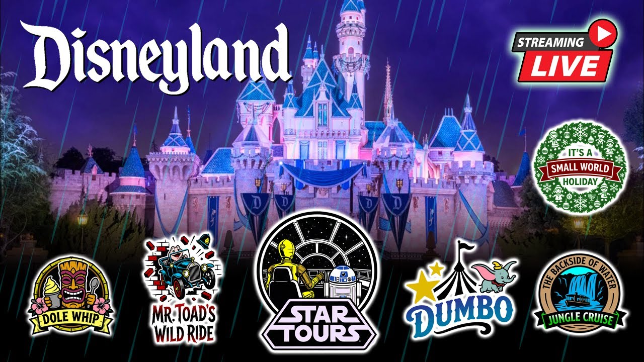 Experience a rainy Saturday night of fun and adventure at Disneyland Resort!