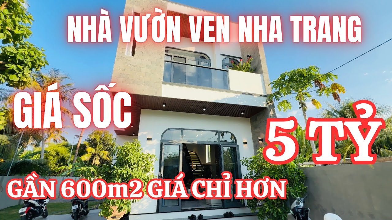 🔥Nhà Vườn Nha Trang Gần 600M2. Giá Cực Kì Sốc So với Thị Trường