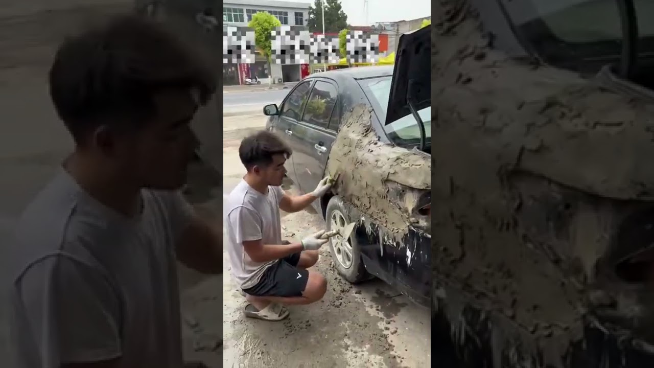 Car body repair.  